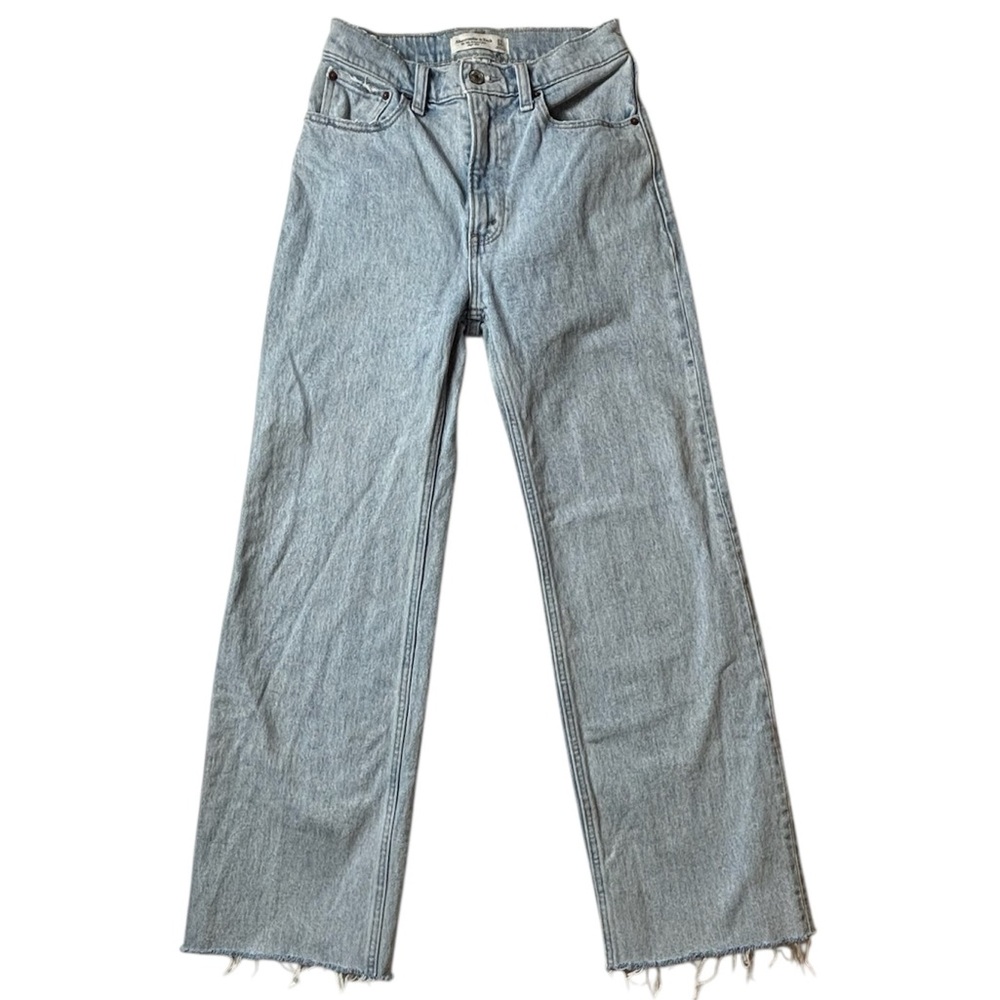 Abercrombie & Fitch Light Blue Straight Leg Jeans